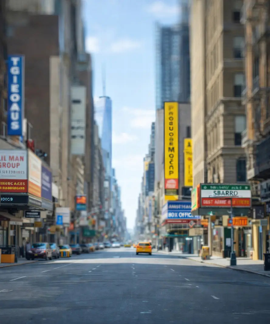 Multi-Colored Urban Backdrop for Photography
