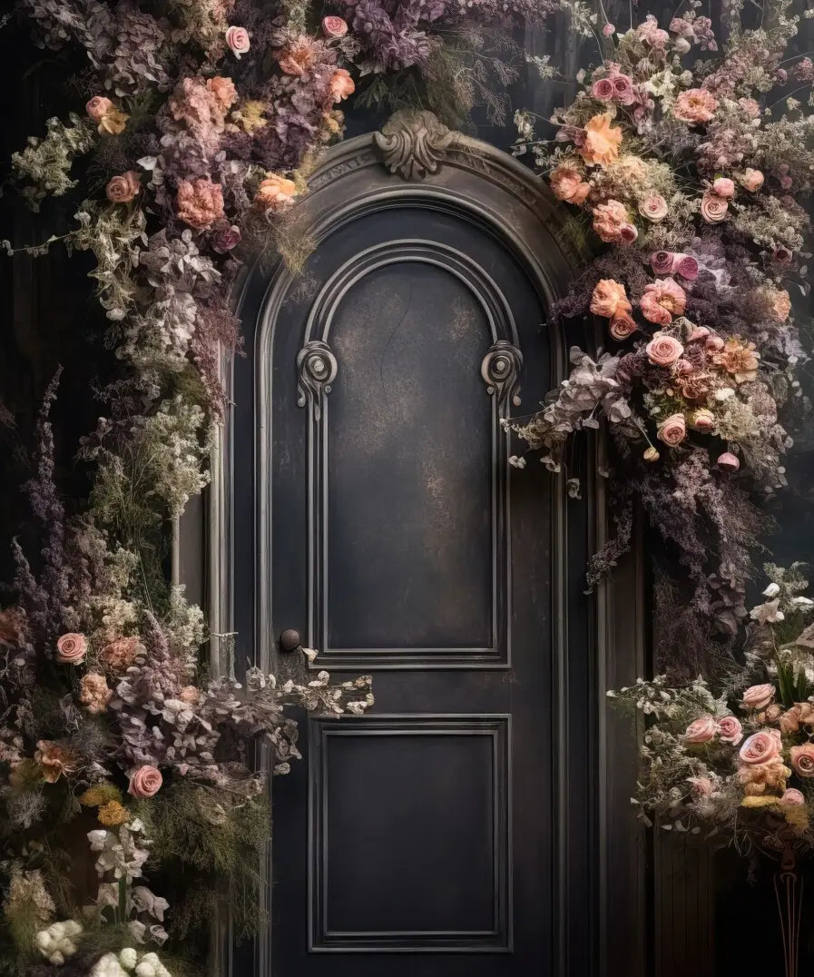 Gray Pink Purple Green  Backdrop for Photography