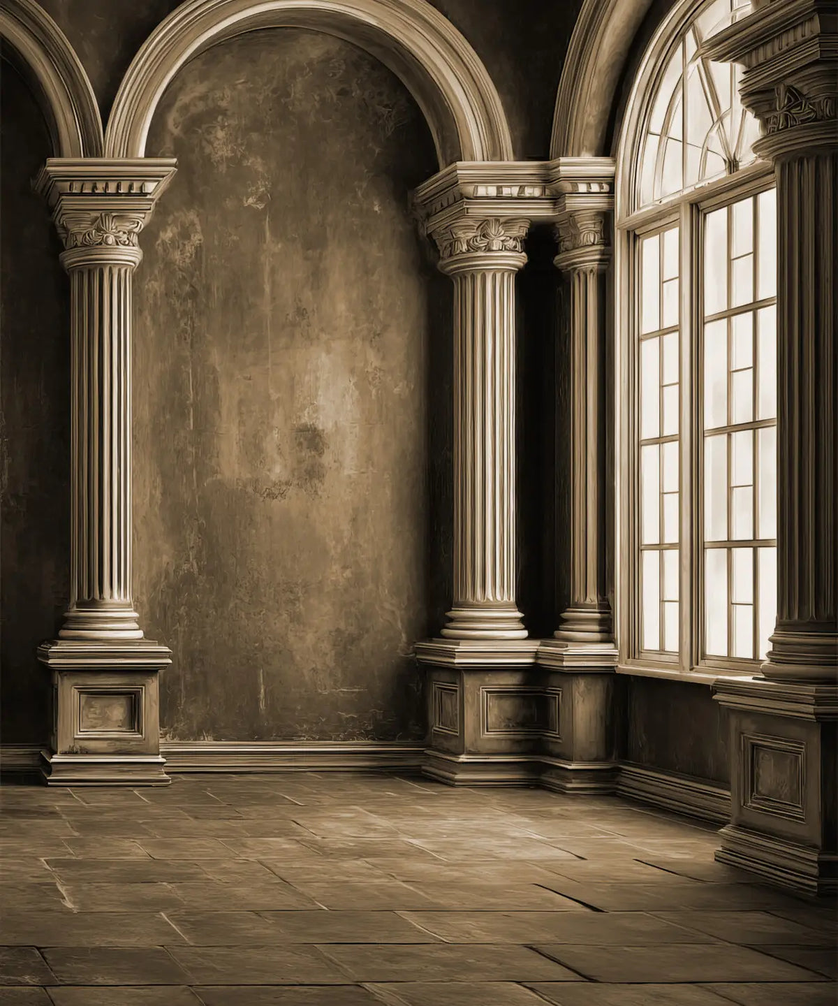 Beige Brown  Backdrop for Photography