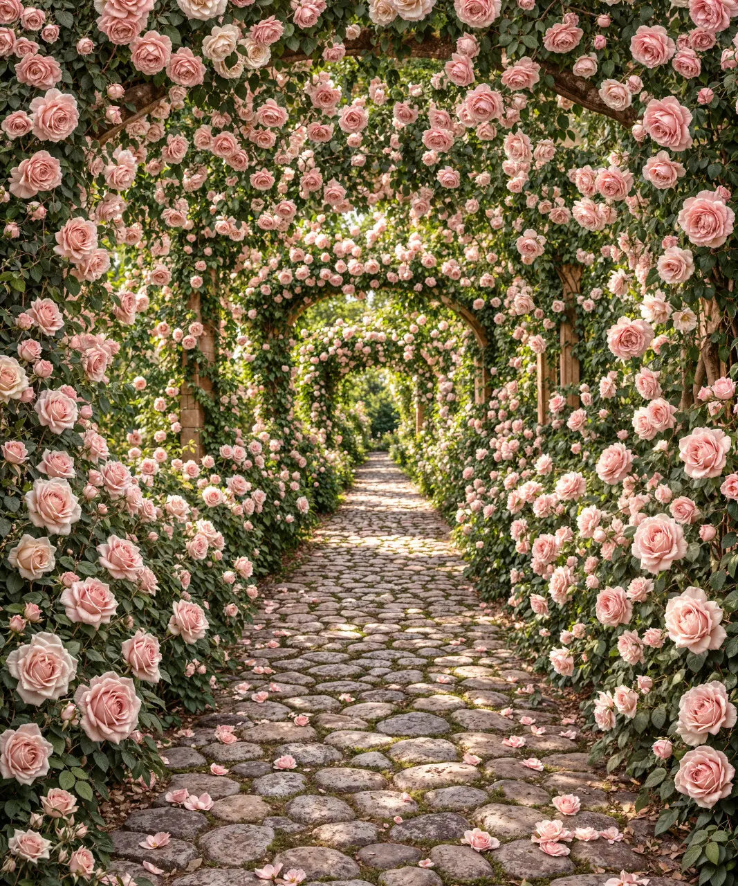 Pink Floral Backdrop for Photography