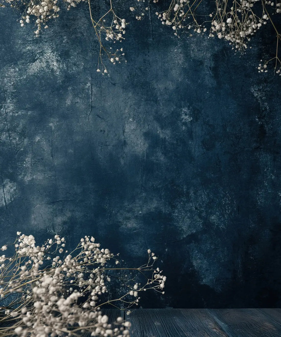 Blue White  Backdrop for Photography