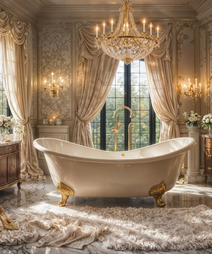 Beige Boudior Backdrop for Photography