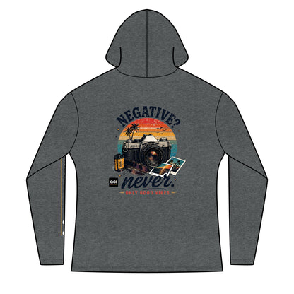 ACI "Negative. Never." Long Sleeve Lightweight Hoodie