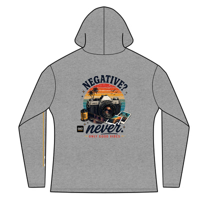 ACI "Negative. Never." Long Sleeve Lightweight Hoodie