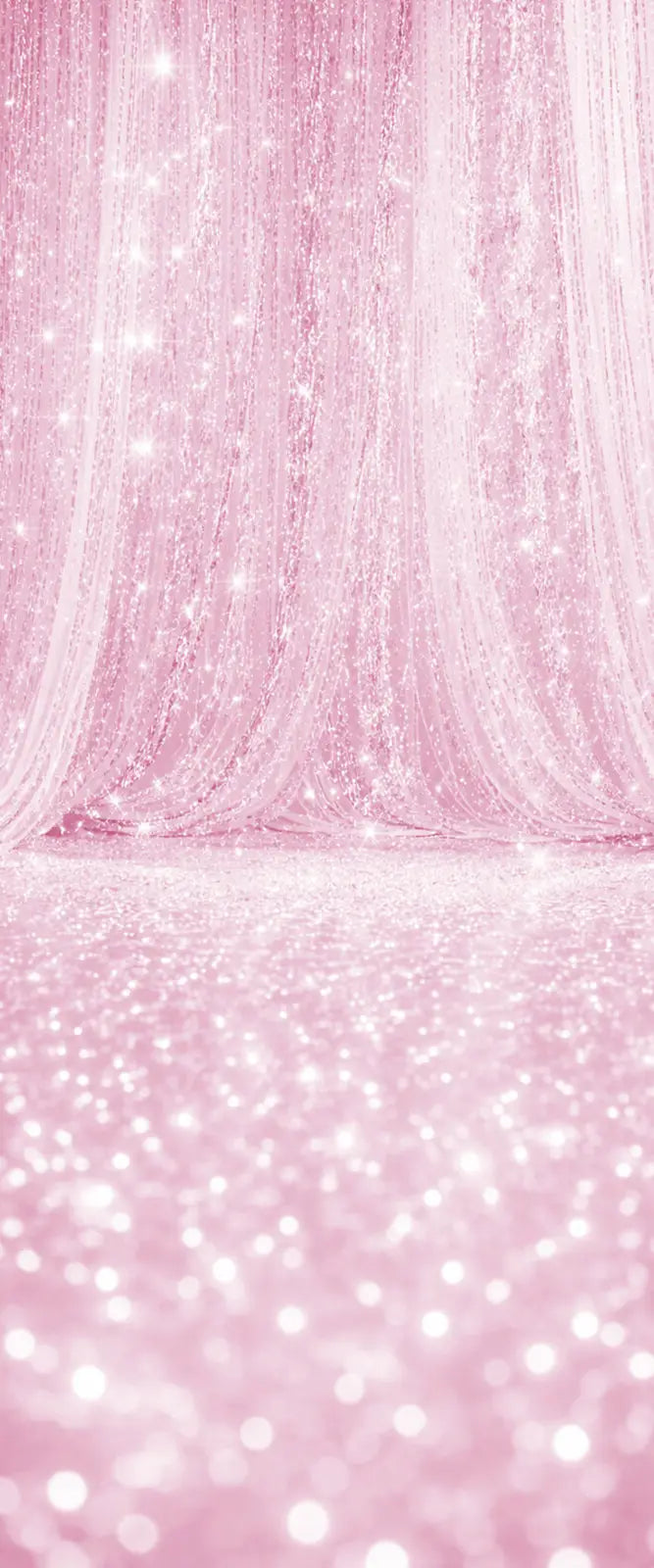 Showtime Curtain Pink Sweep