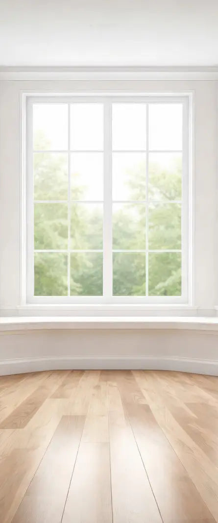Classic White Bay Window