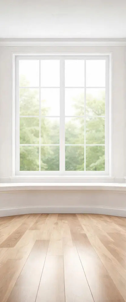 Classic White Bay Window