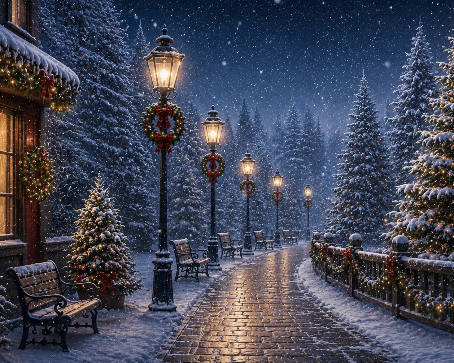 Evening Winter Stroll