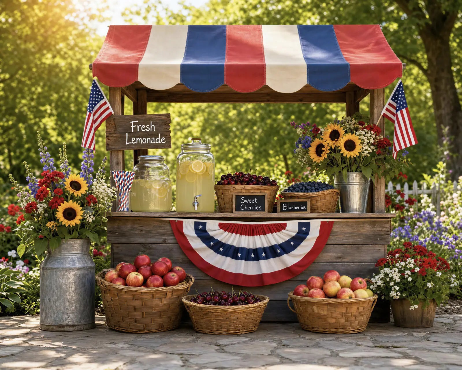 Patriotic Lemonade Stand