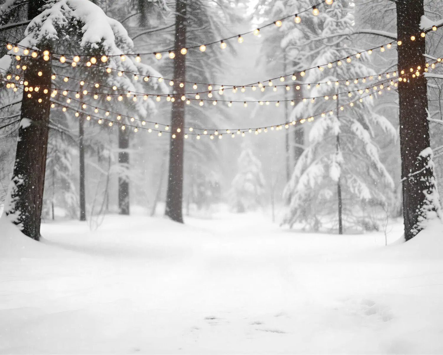 Snowy Forest Wood