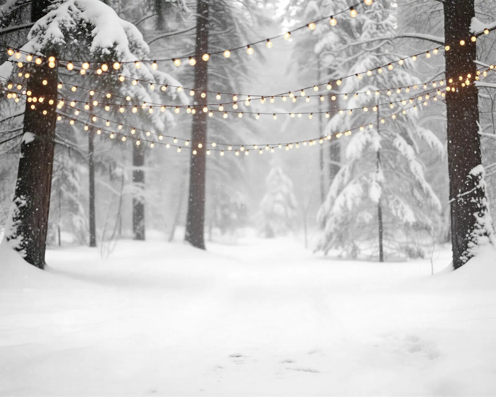 Snowy Forest Wood