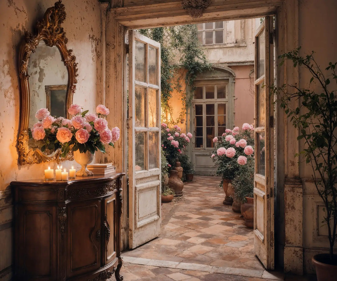 Beige Brown Pink Backdrop for Photography