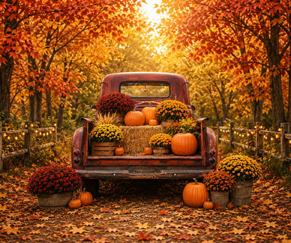 Orange yellow red brown  Backdrop for Photography