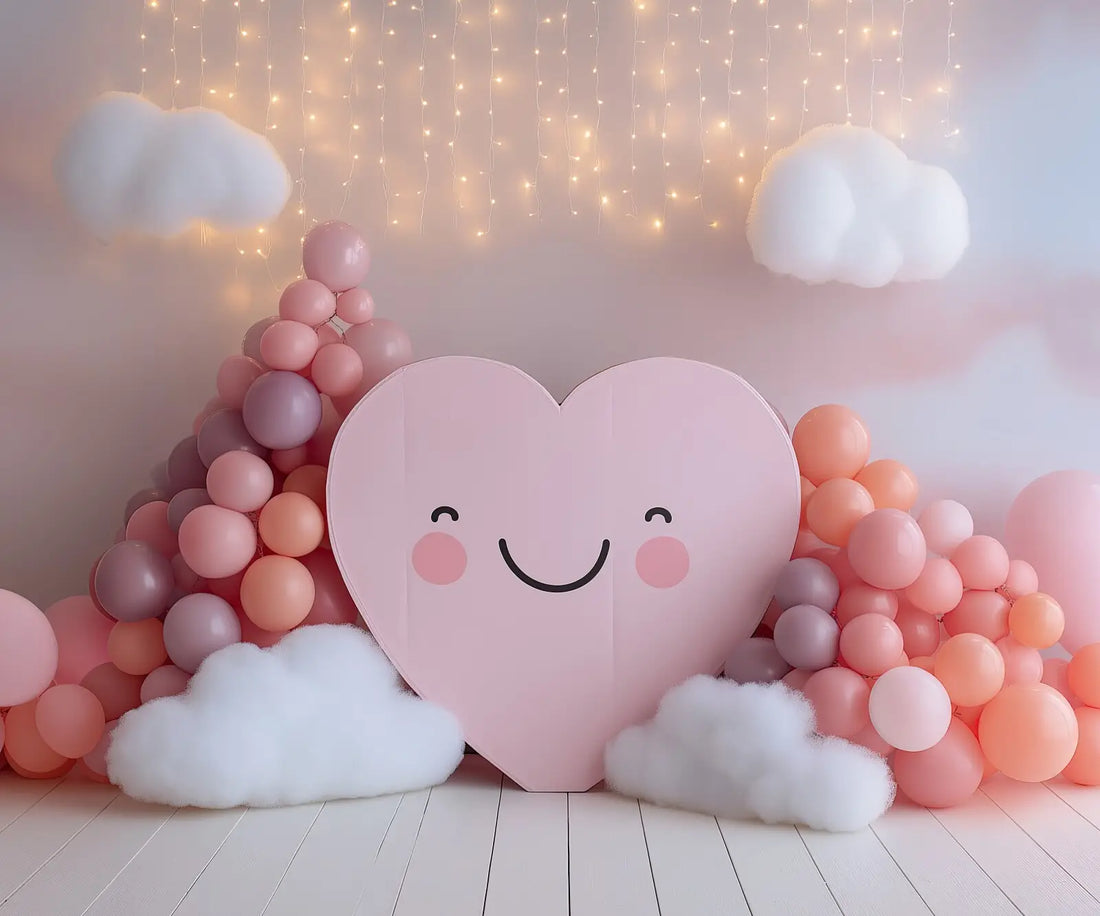 Pink White  Backdrop for Photography