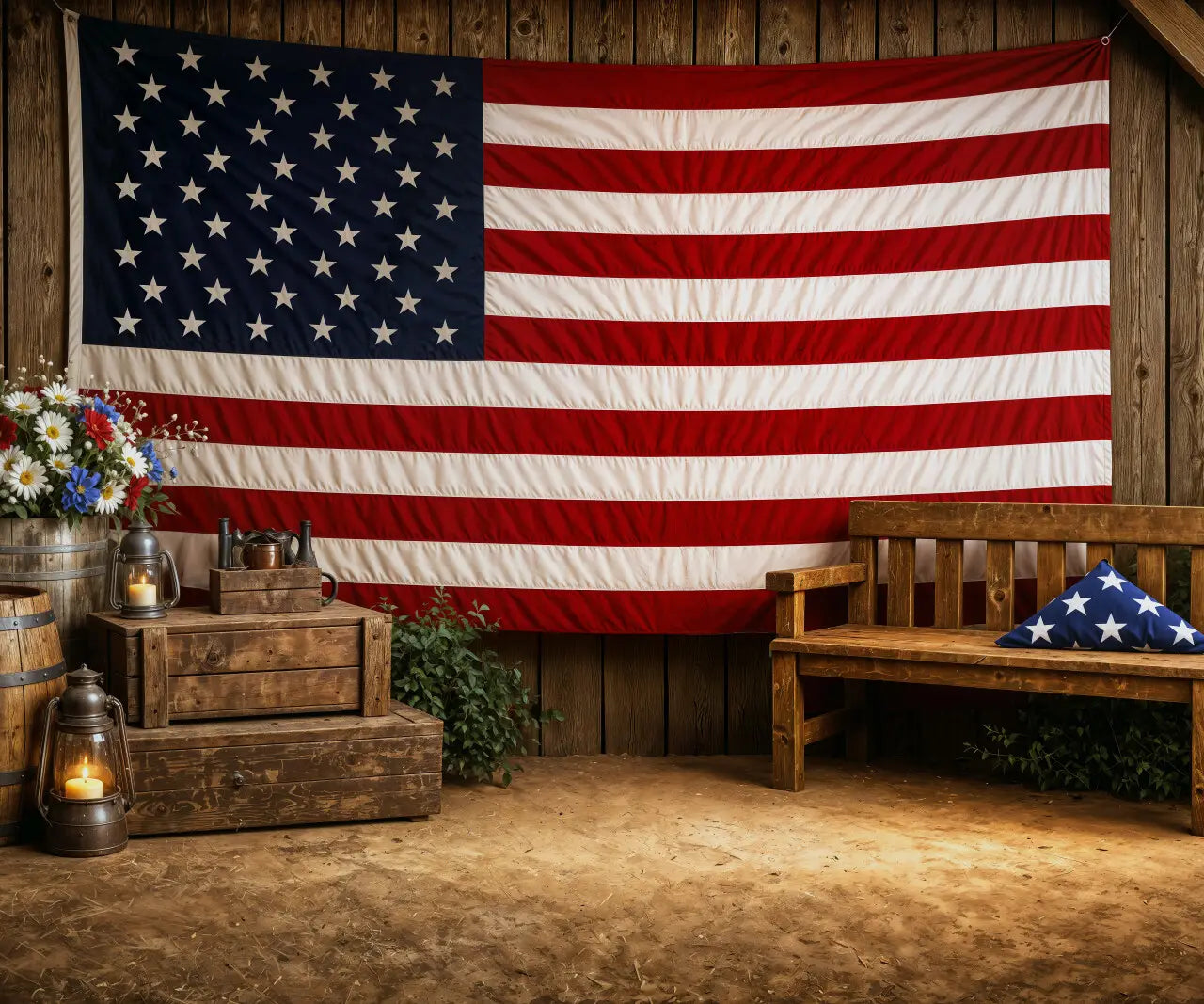 Rustic American Heritage Wide