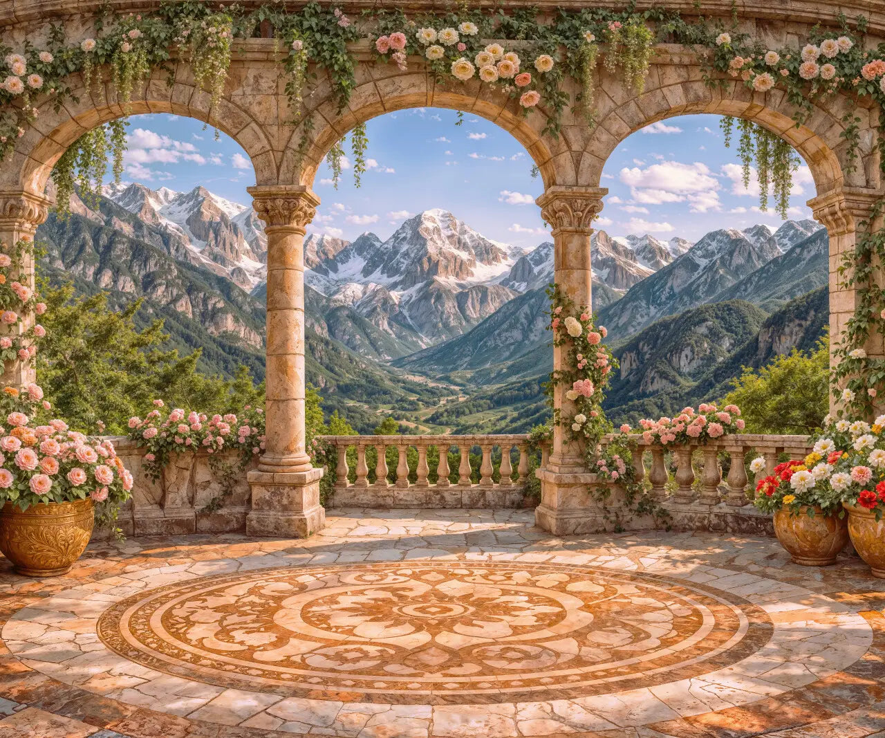 Multi-Colored Scenic Backdrop for Photography – Backgroundtownaci