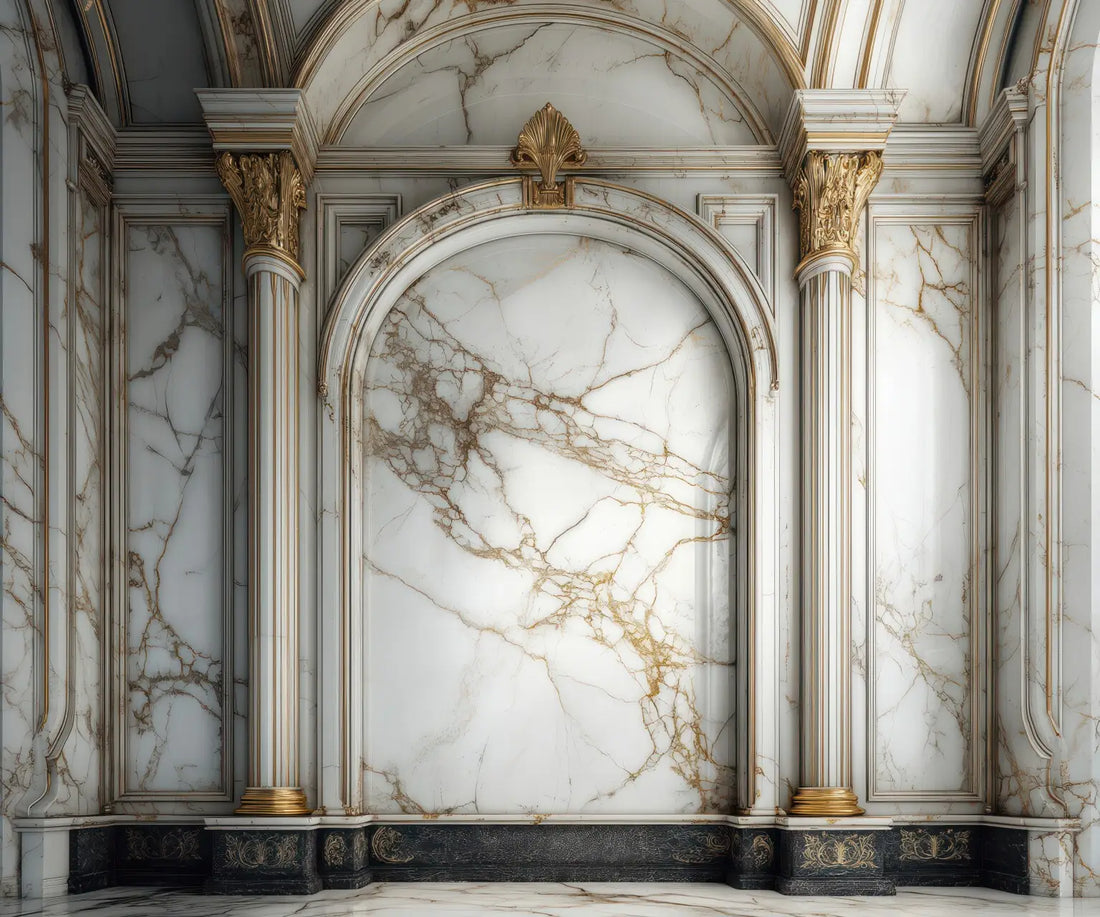 White Gold Backdrop for Photography