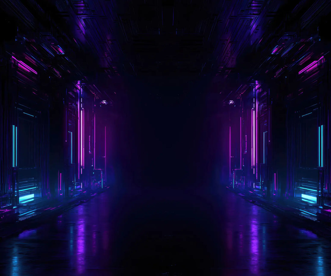 Purple Black  Backdrop for Photography