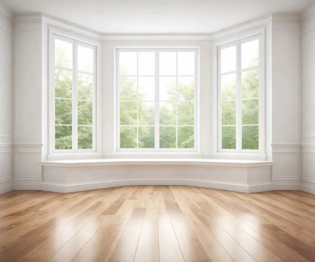 Classic White Bay Window