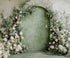 Green White  Backdrop for Photography