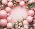 Pink , Green Backdrop for Photography
