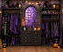 Purple Black Orange  Backdrop for Photography