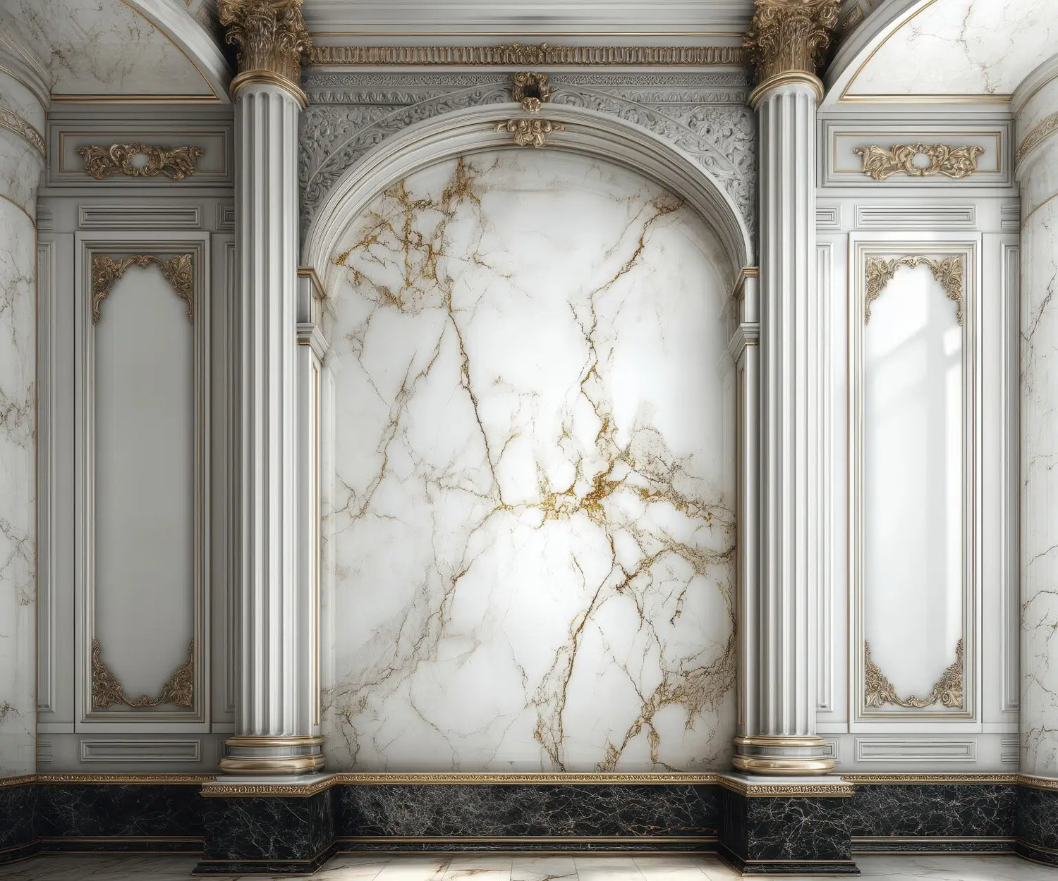 White Gold  Backdrop for Photography