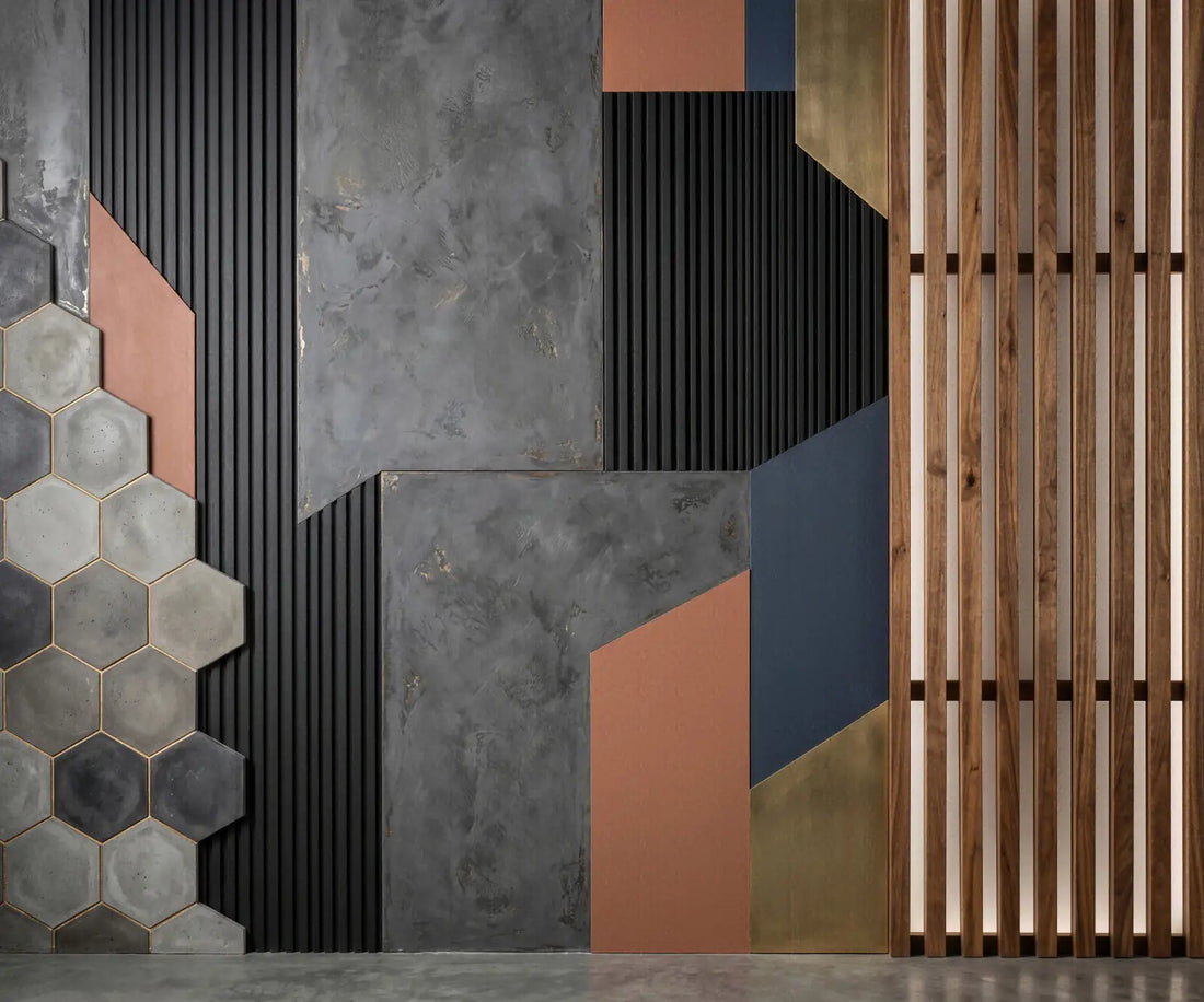 Gray Orange Brown    Backdrop for Photography