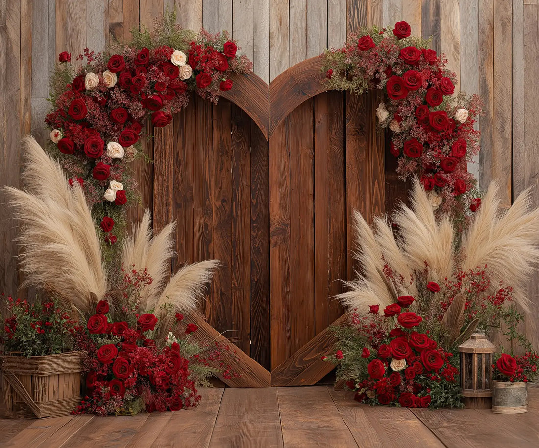 Brown Red Green beige  Backdrop for Photography