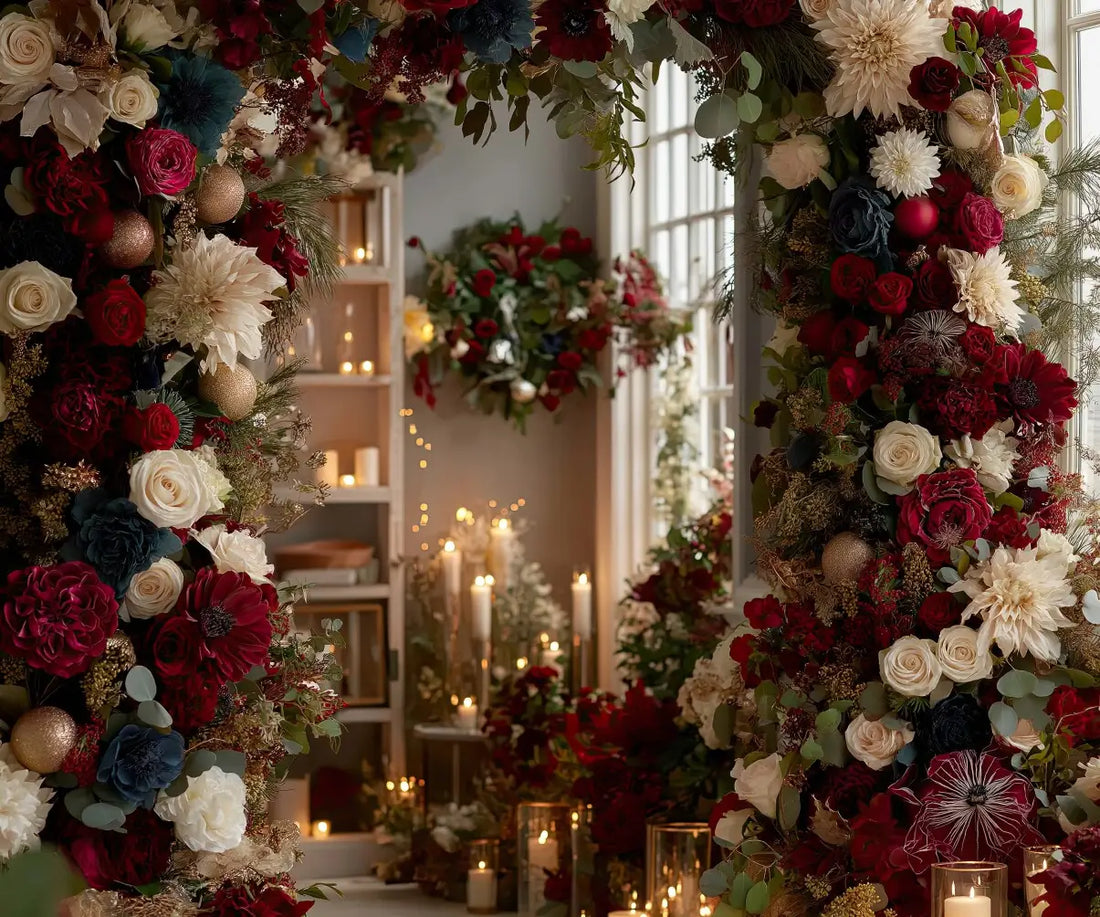 Red White Green  Backdrop for Photography