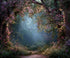 Green Purple brown  Backdrop for Photography