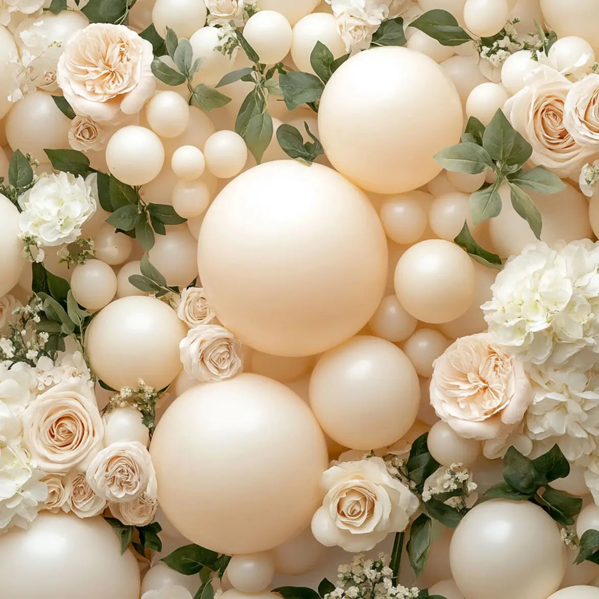 Balloons  Bouquets Cream