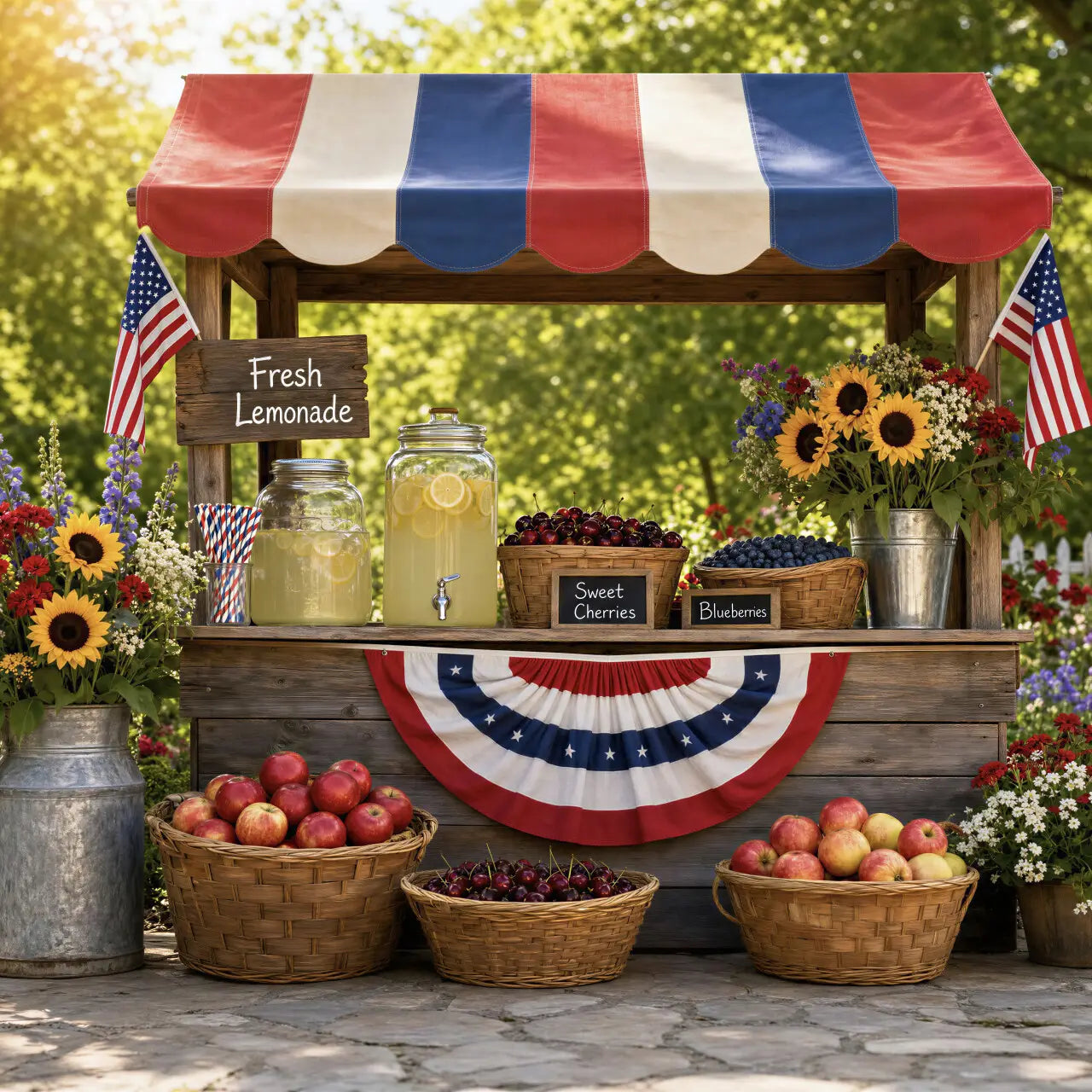 Patriotic Lemonade Stand