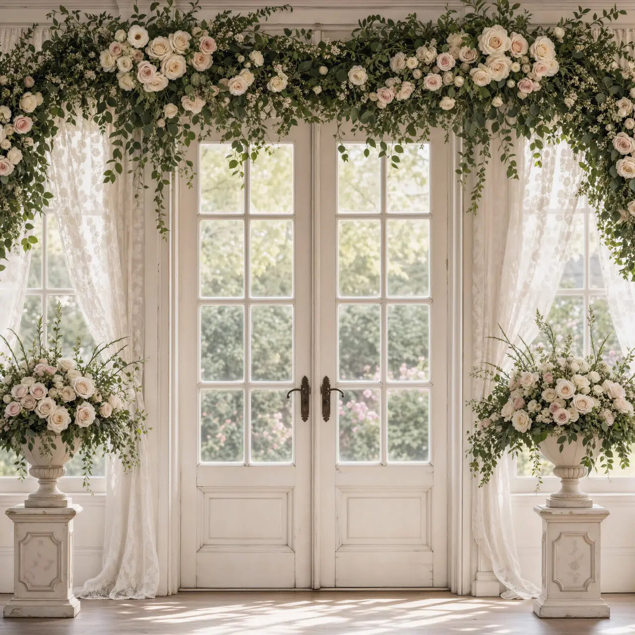 Rose Garden Chateau Window