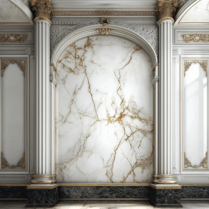 White Marble Wall 1