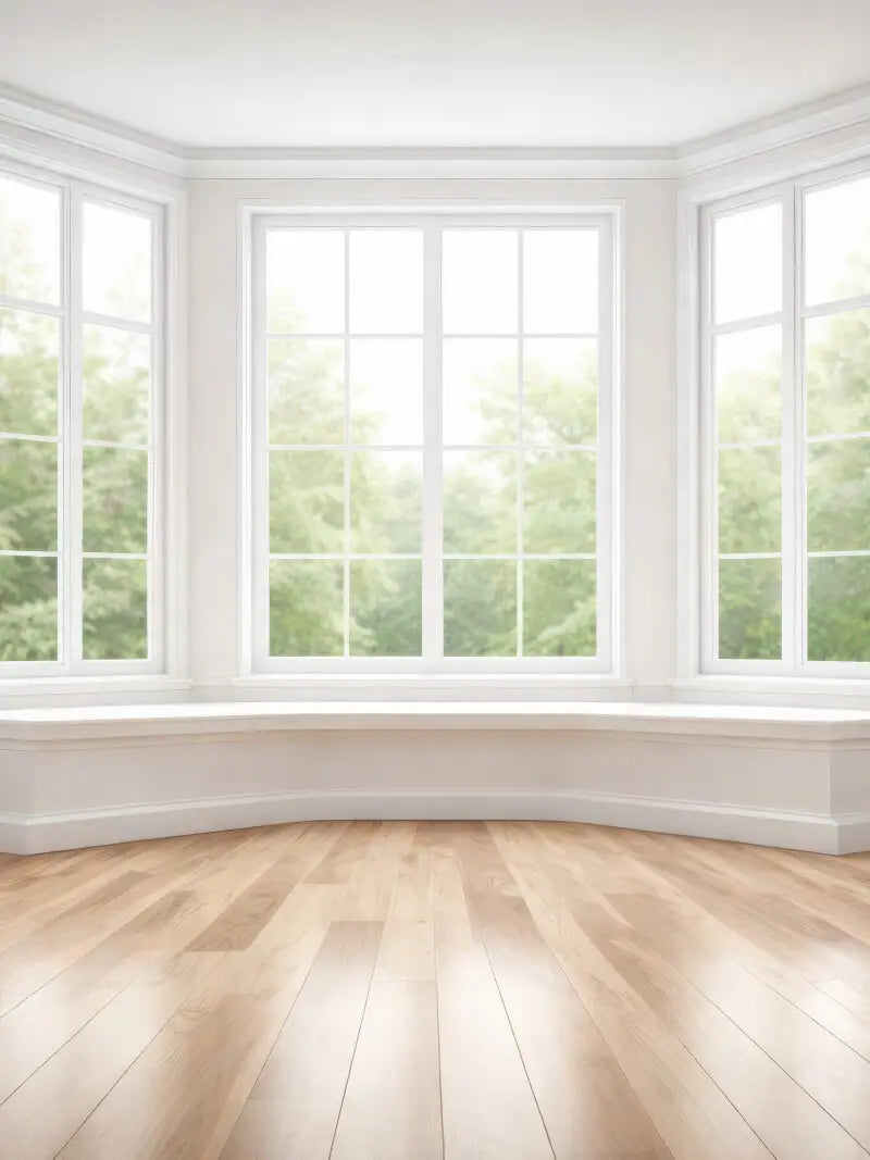 Classic White Bay Window