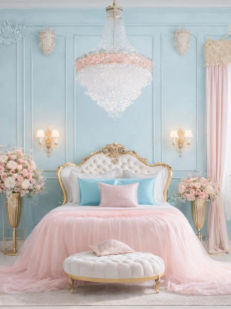 Elegant Pastel Bedroom