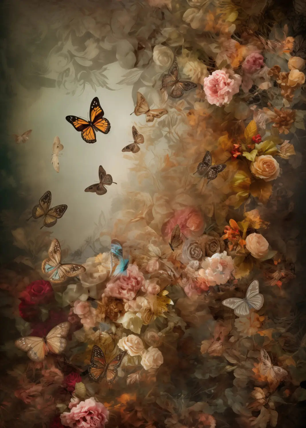 Victorian Style Butterflies III