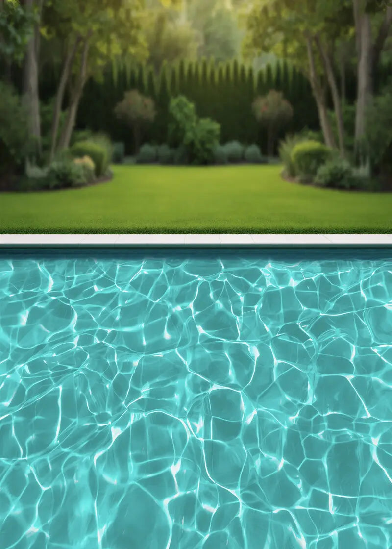 Backyard Summer Pool Sweep
