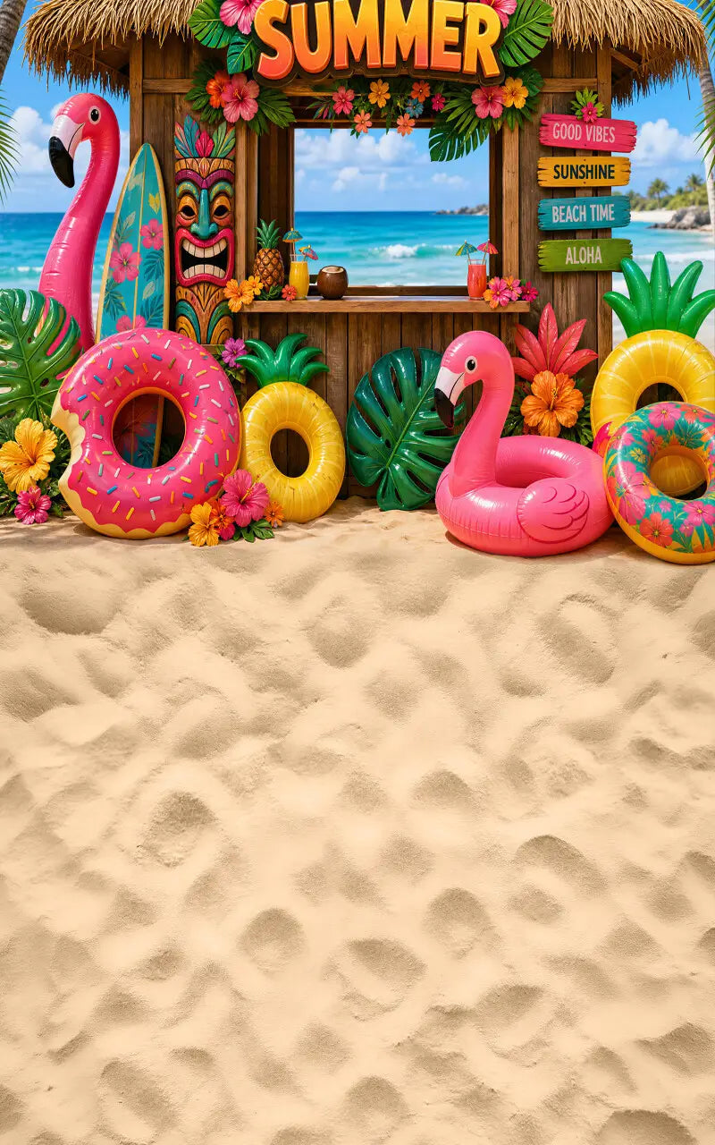 Aloha  Summer  Beach  Hut Sweep