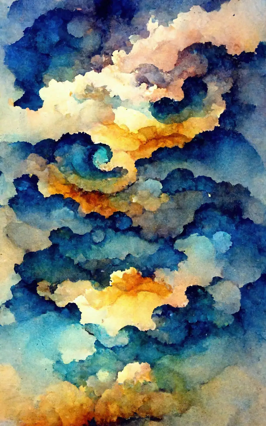 Watercolor Sky Sweep