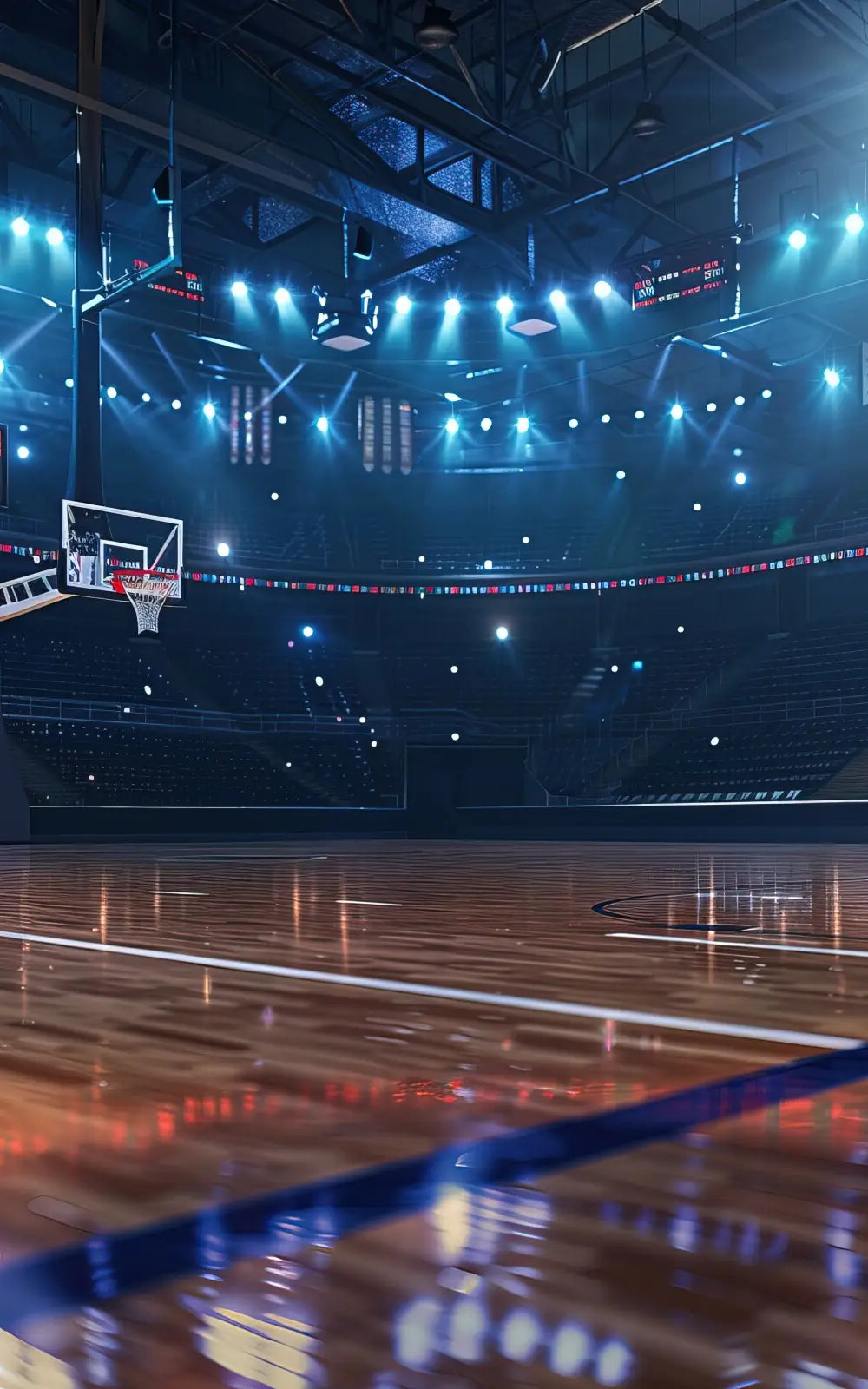 Red White And Blue Court