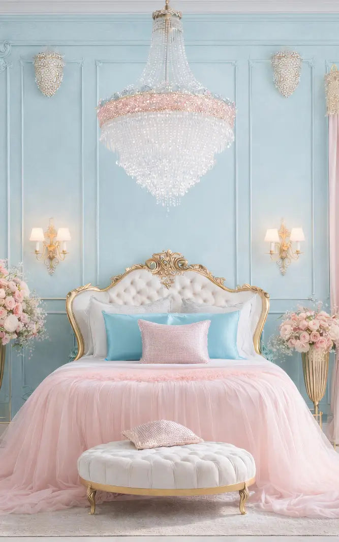 Elegant Pastel Bedroom