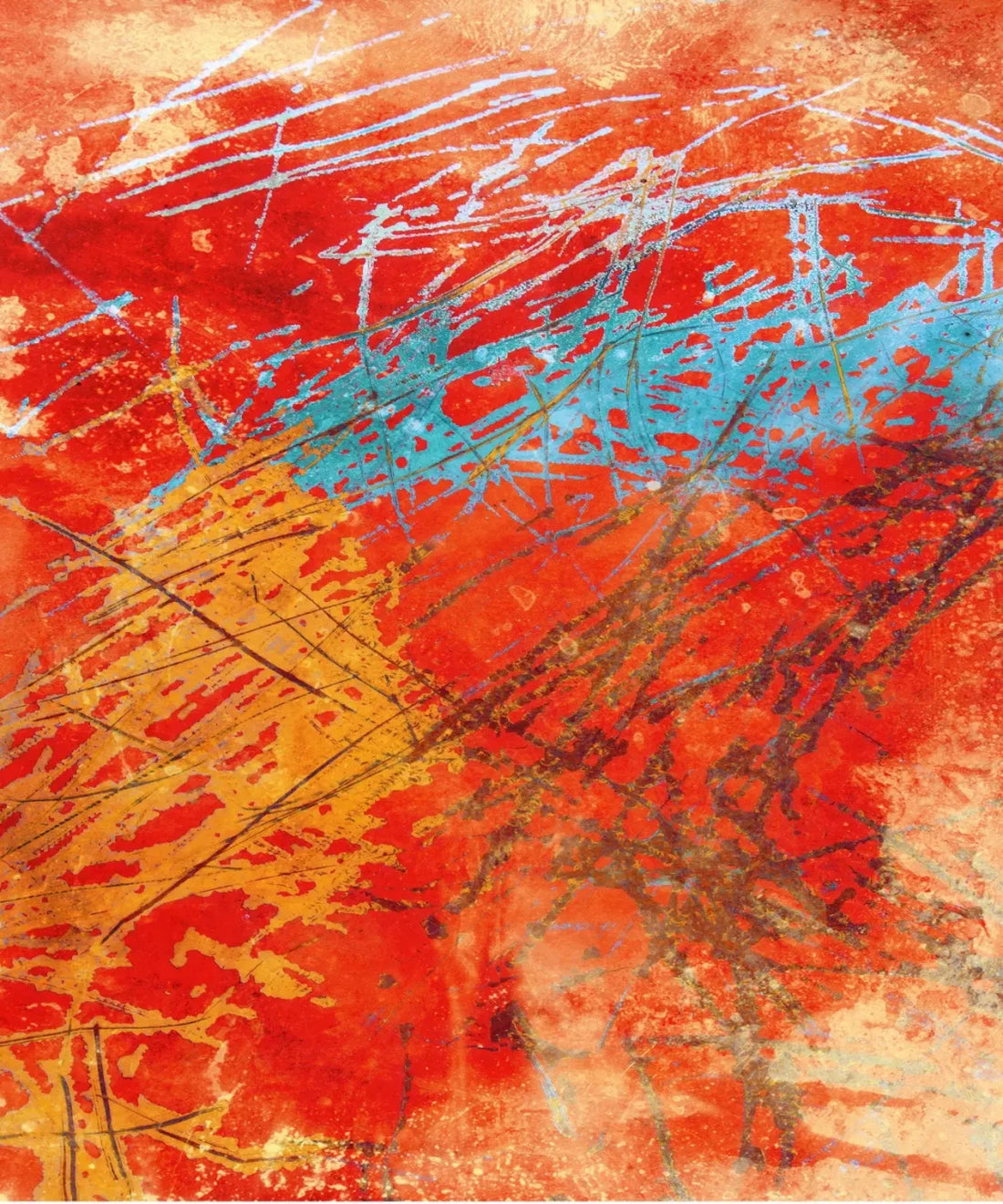 Orange Textured Backdrop for Photography