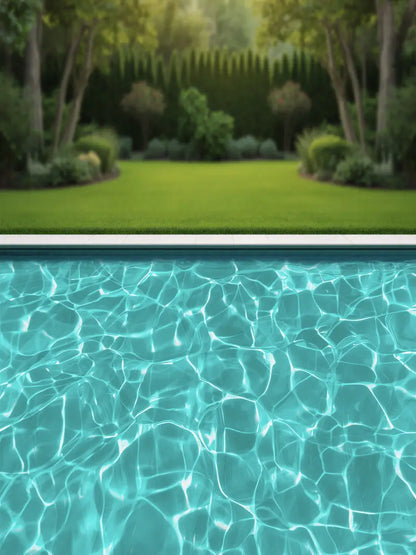 Backyard Summer Pool Sweep