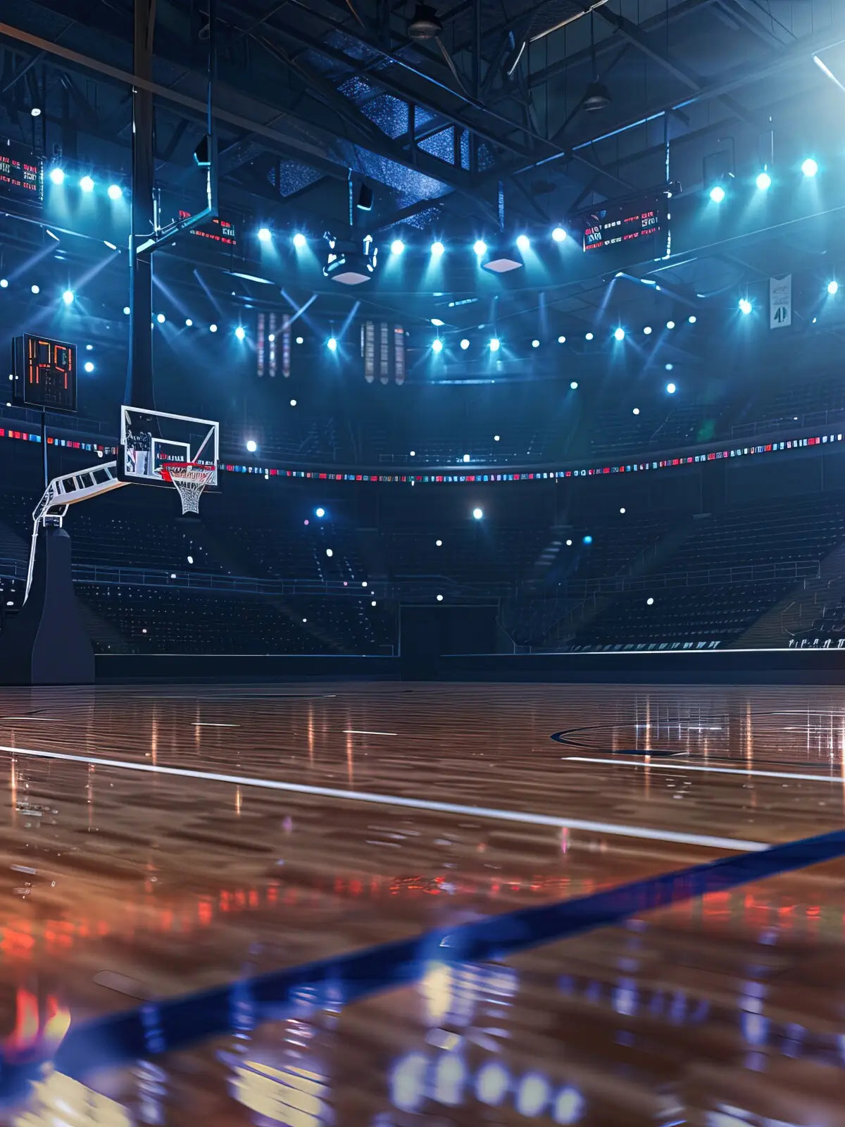 Red White And Blue Court