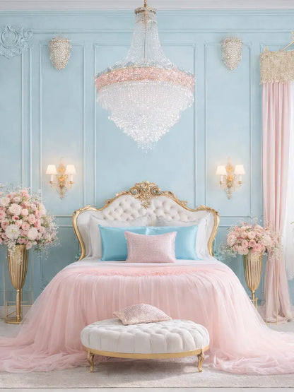 Elegant Pastel Bedroom