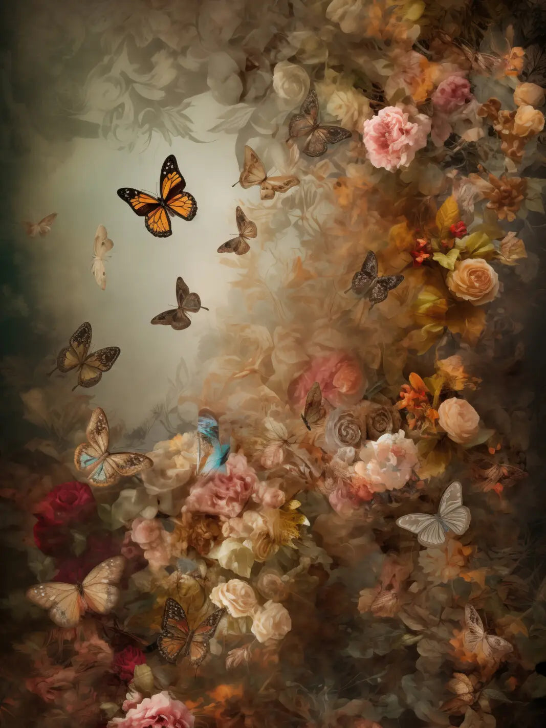 Victorian Style Butterflies III