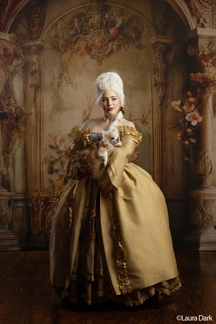 Rococo Vintage Floral Wall