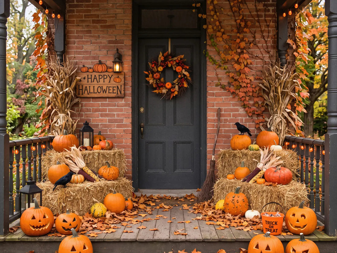Laura Dark Fall Outdoor Halloween Display 2